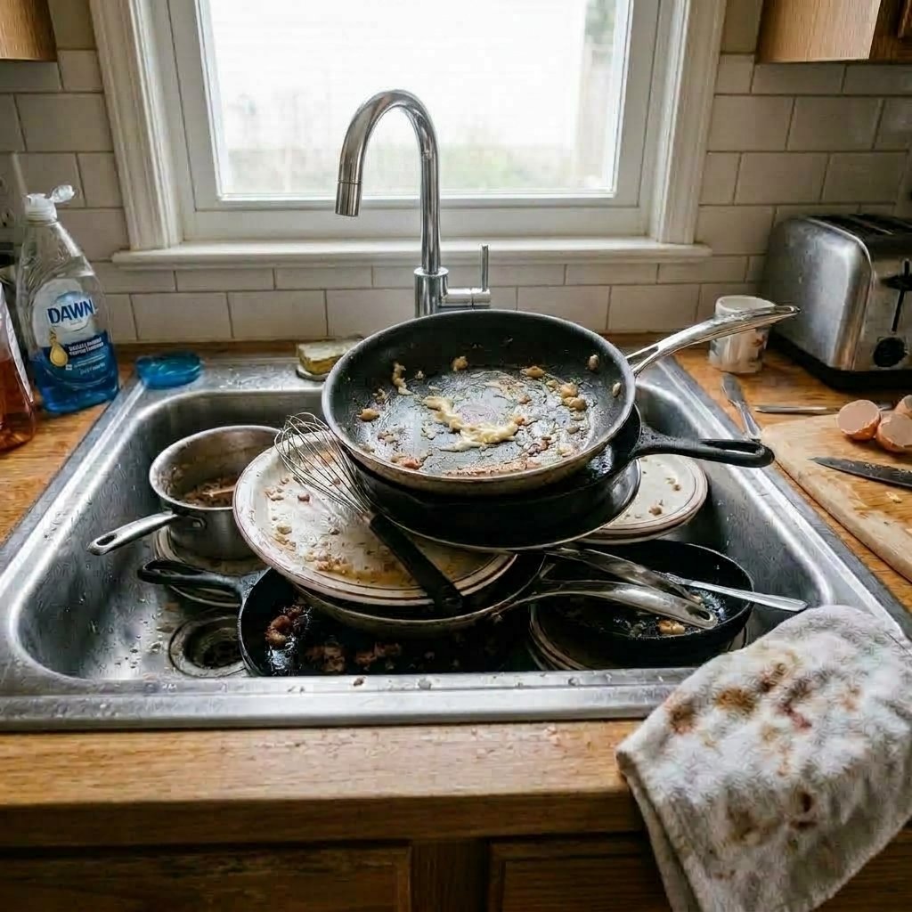 Pagi kelam kabut tiada masa sarapan