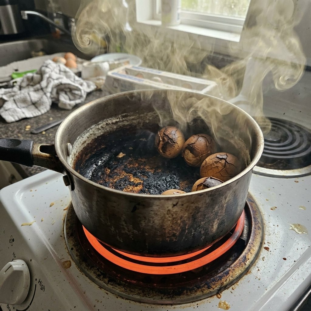 Periuk hangus atas dapur